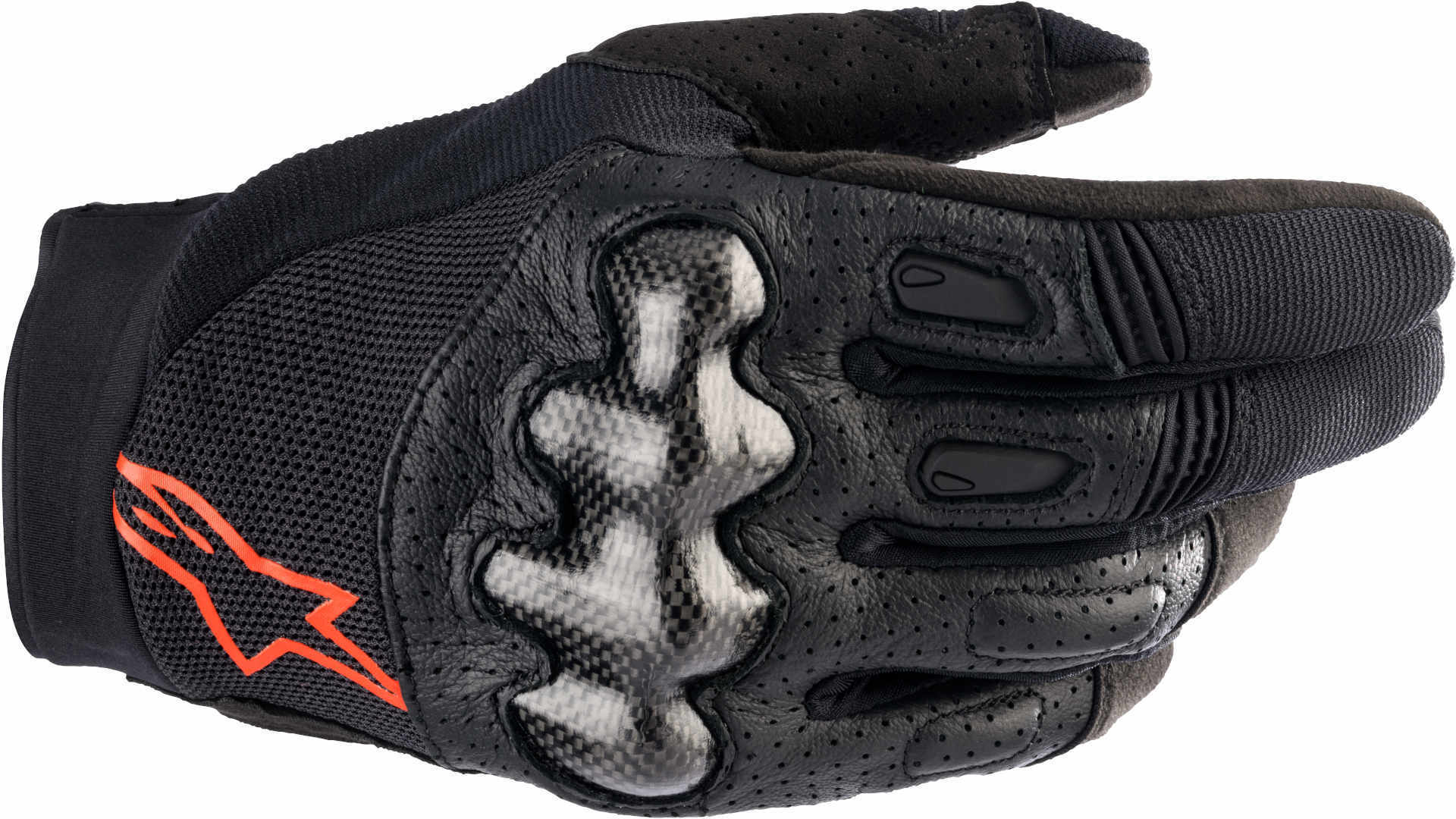 Alpinestars Men's Black/Red Megawatt Motocross Gloves
