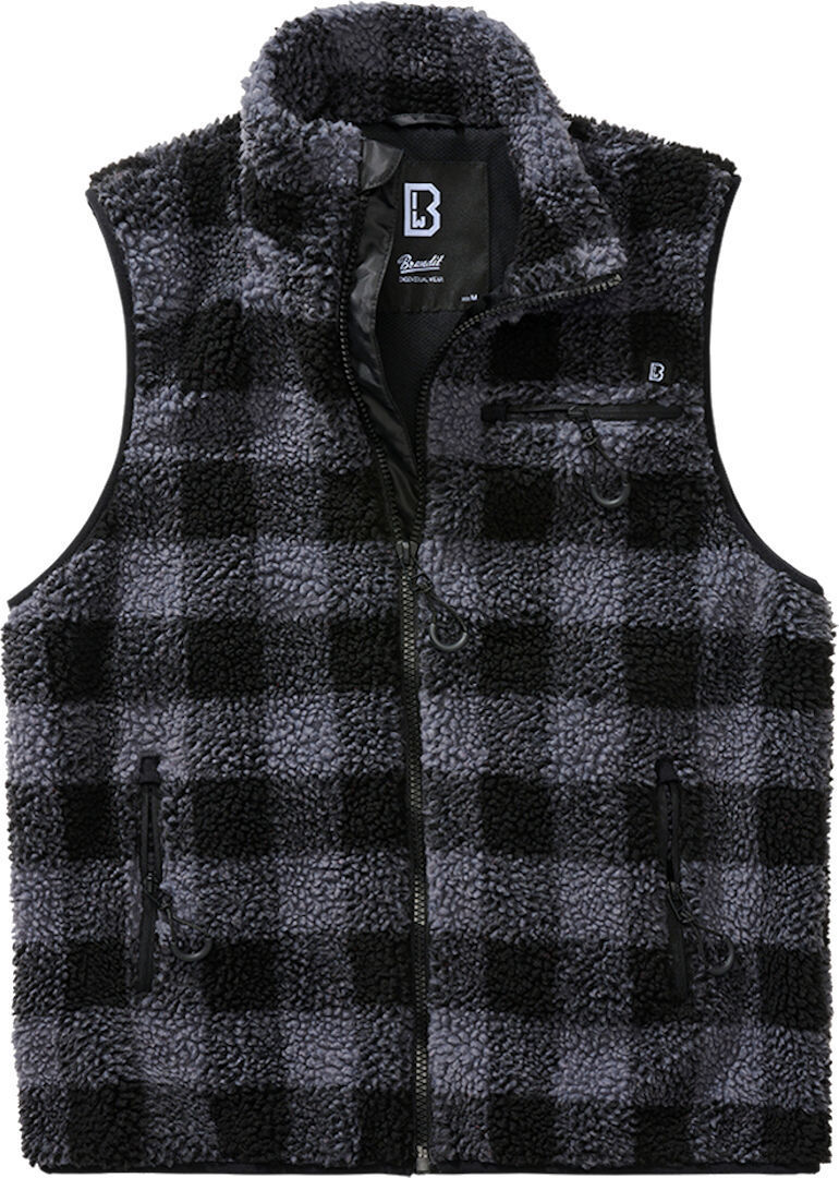 Brandit Teddyfleece Vest Negru/gri M Figura 1