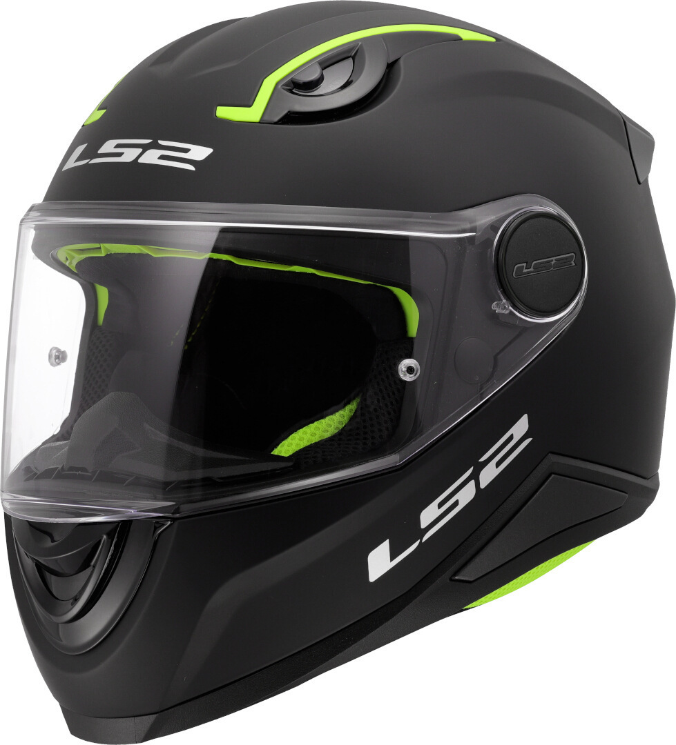 LS2 FF812 Kid Solid Kids Helmet black Y/M (49/50) Figure 1