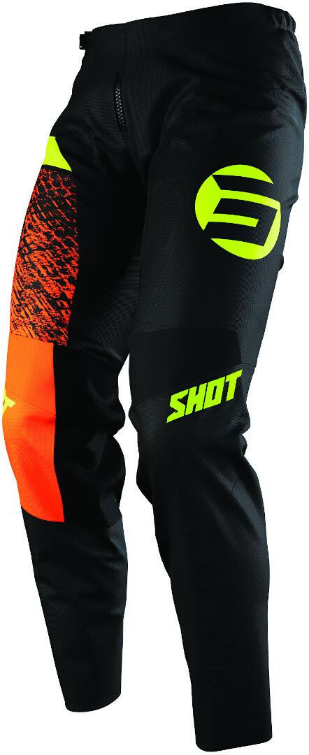Shot Devo Roll Pantaloni de motocross pentru copii Negru/Portocaliu 4/5 Figura 1