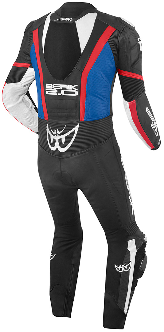 Berik Losail One Piece Motorcycle Leather Suit white/blue/red 50 Figure 2