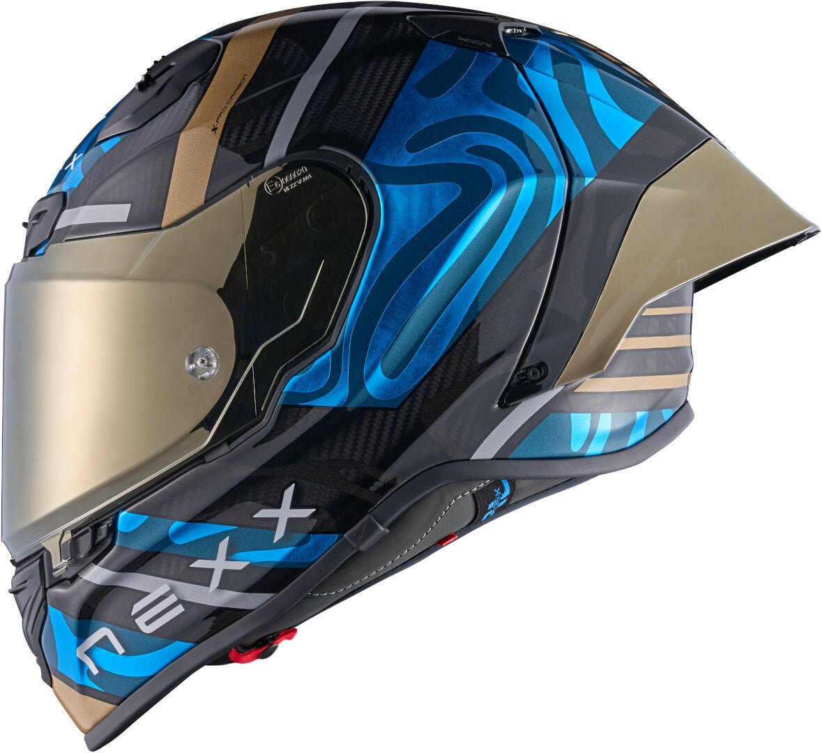 Nexx X.R3R Swirl Carbon Casco blu XXL (63/64) Figura 3