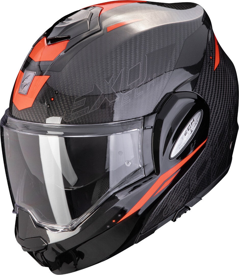 Scorpion Exo-Tech Evo Carbon Rover 헬멧 검정/빨강 S (55/56) 그림 1