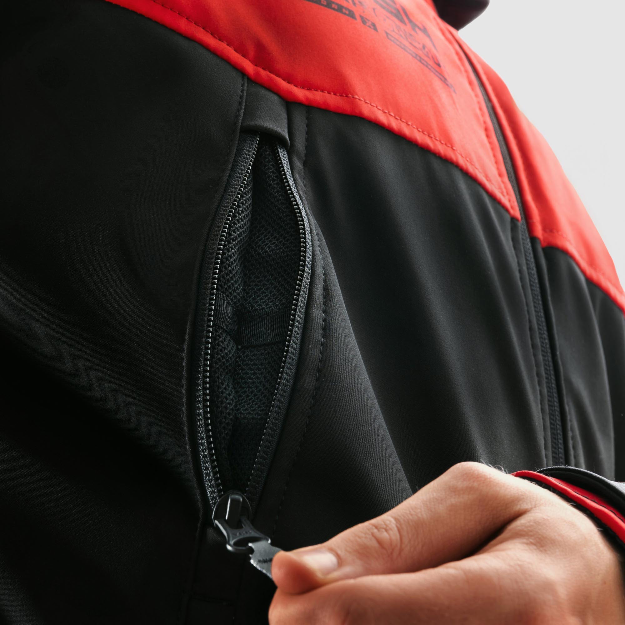 Rebelhorn Slash Softshell waterproof Motorcycle Textile Jacket black/red 7XL Figure 3