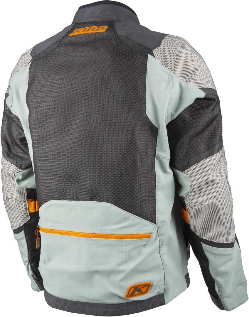 Klim Baja S4 Enduro Mesh Motorcycle Textile Jacket grey/mint/orange XL Figure 6