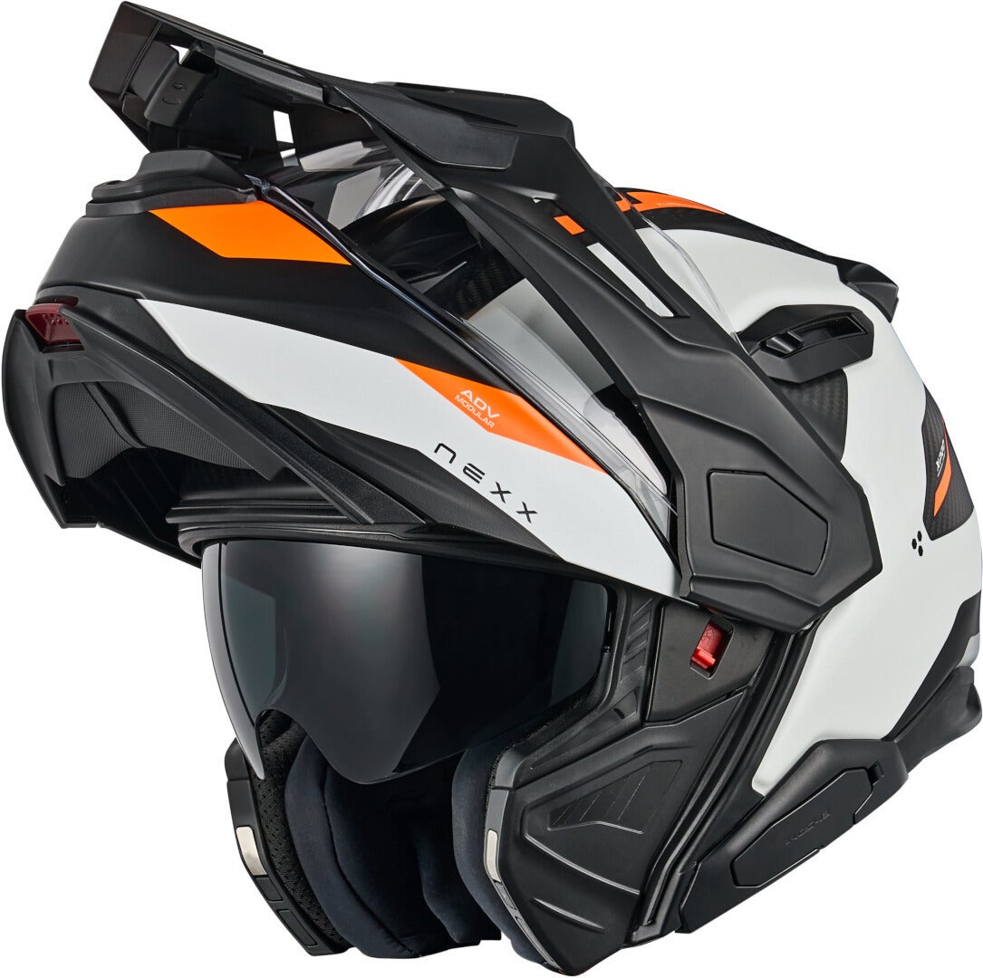 Nexx X.Lifecountry Terra Carbon Casque Blanc mat/orange XL (61/62) Figure 5