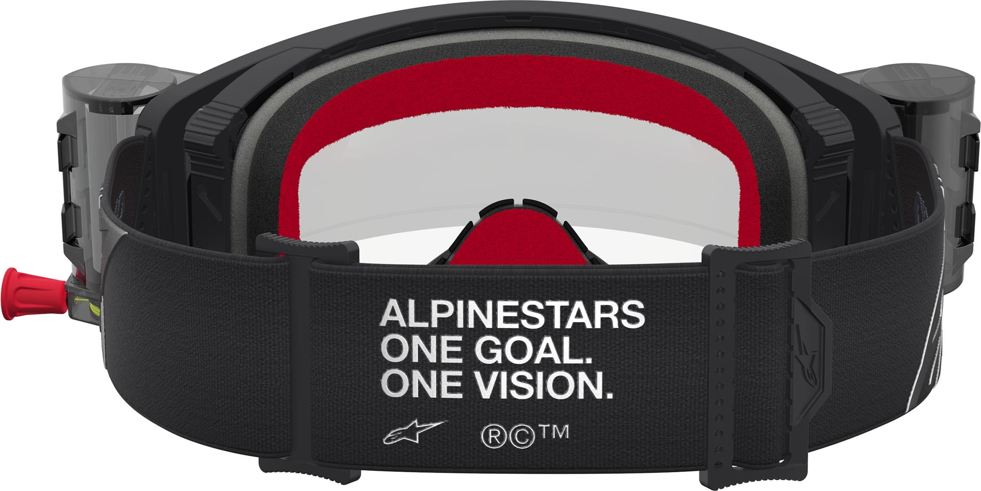 Alpinestars Supertech Firma Roll-Off Мотокрос очила черно/сребристо Фигура 2