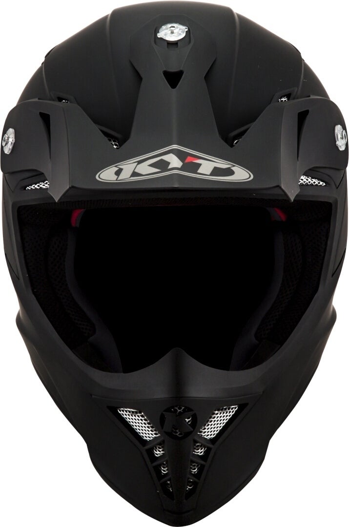 Side view of KYT Skyhawk Plain Motocross Helmet