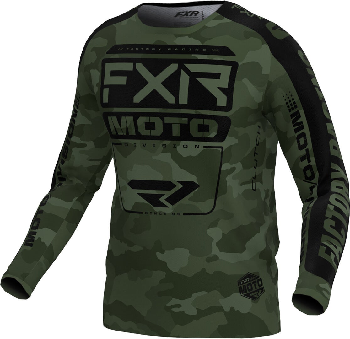 FXR Clutch 2024 Motocross Jersey camouflage XS Abbildung 1
