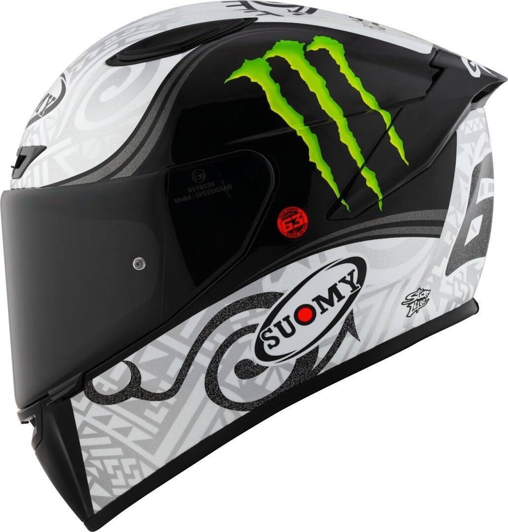 Suomy Track-1 Bagnaia Winter Test Monster Replica Casco M (57/58) Figura 5