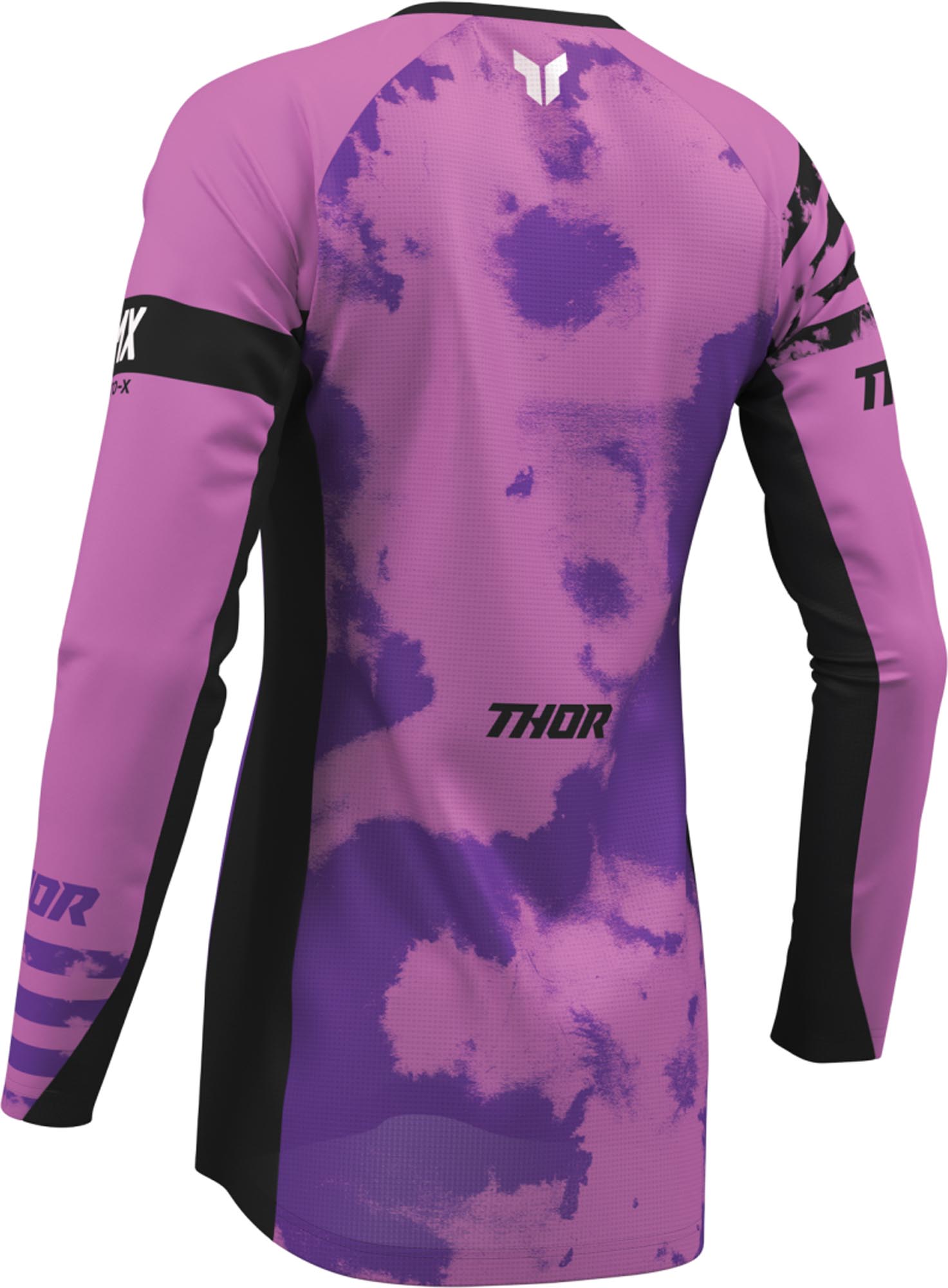Thor Launchmode Bleach Motorcross trui voor dames roze L Figuur 3