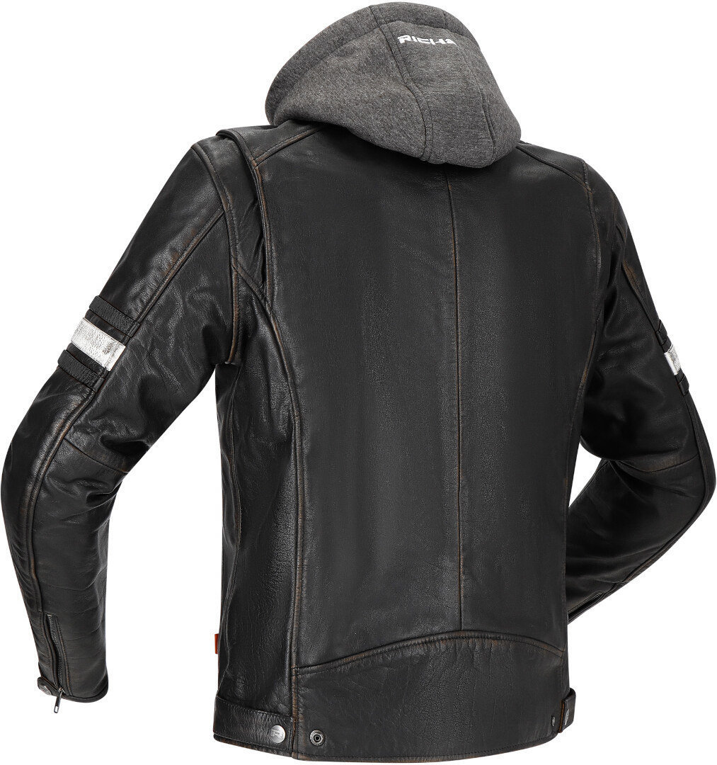 Richa Toulon 2 Motorcycle Leather Jacket black/brown 54 Figure 4