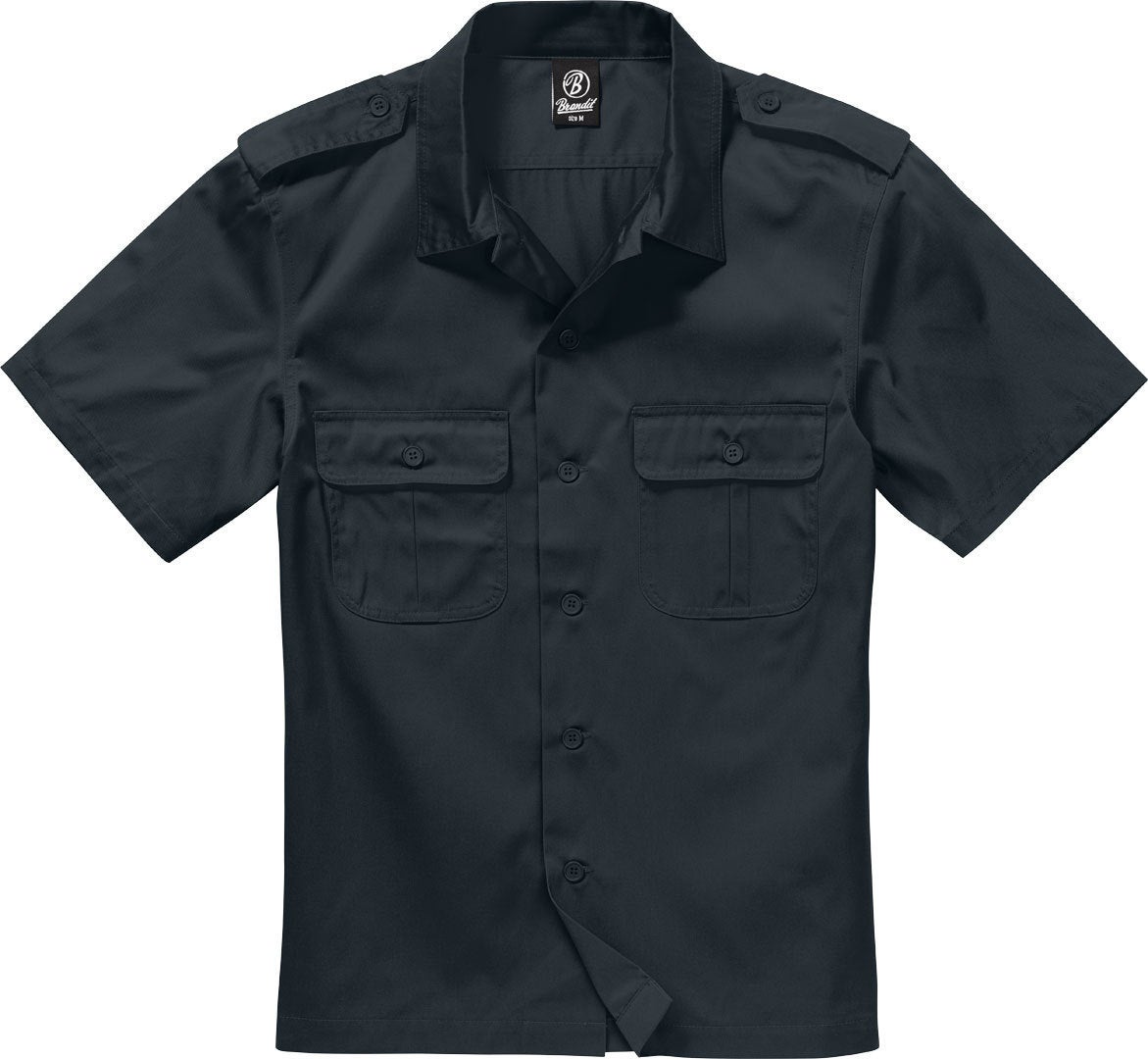 Brandit Us 1/2 Shirt Sort 3XL Figur 1