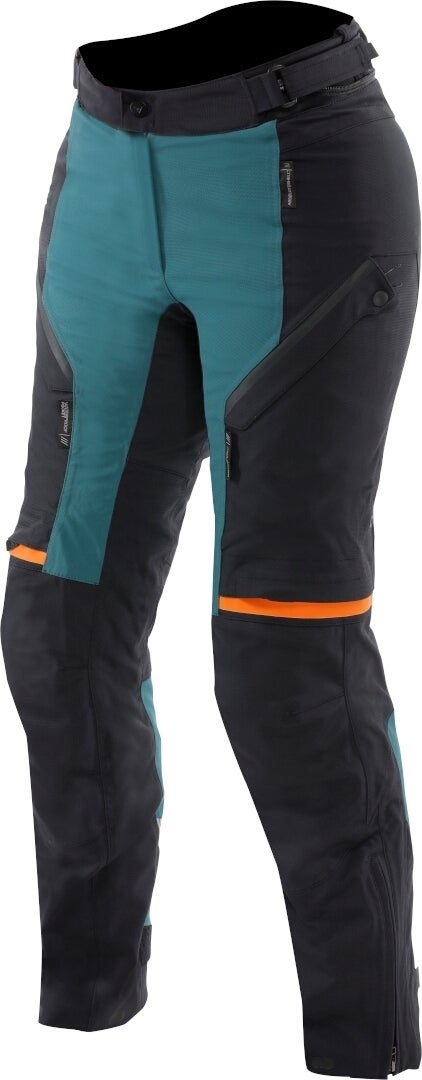 Dainese Mangen Absoluteshell Pro imperméable dames moto textile pantalon noir/turquoise 52 Figure 1