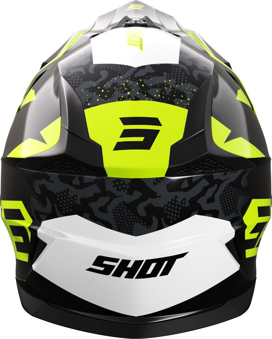 Shot Pulse Airfit Motocross Helmet black/yellow/white L (59/60) Figure 2