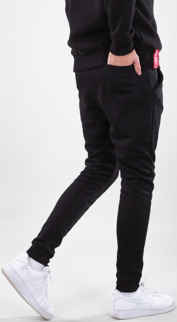 Alpha Industries Block-Logo Spodnie dresowe schwarz M Rysunek 3