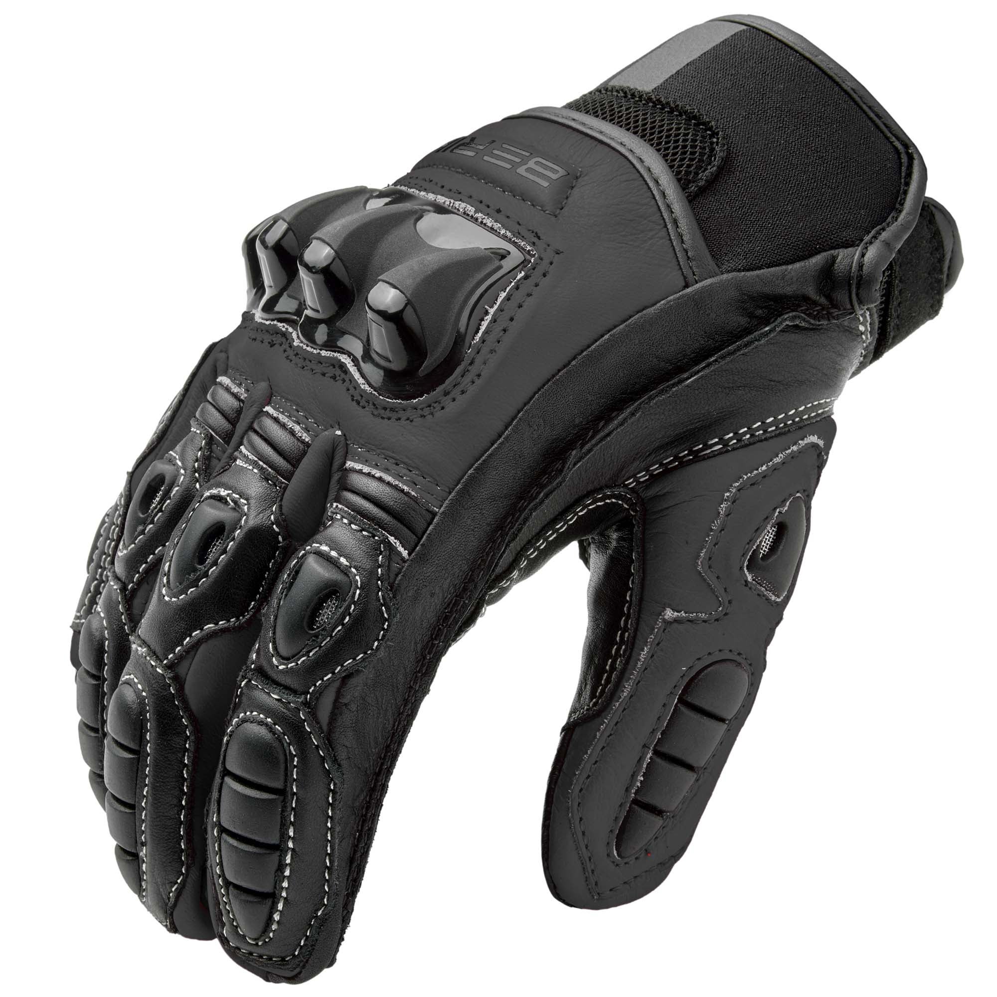 Berik Bofur Adventure Damen Motorrad Handschuhe schwarz 2XL Abbildung 3