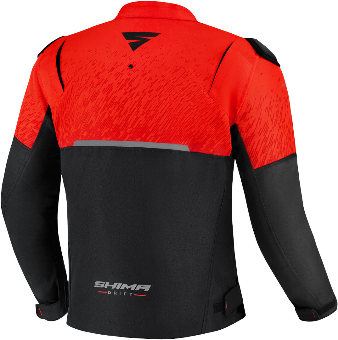 SHIMA Drift Motorcycle Textile Jacket black/red XL Figure 2