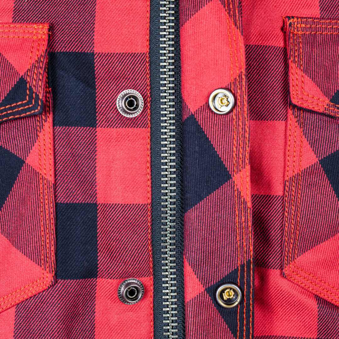 GMS Jaguar Camicia moto nero/rosso L Figura 5