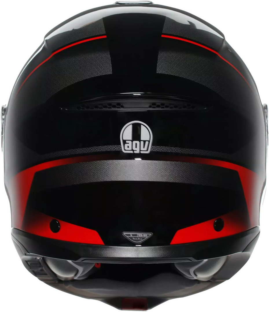 AGV Tourmodular Perception Capacete preto/vermelho S (55/56) Figura 5