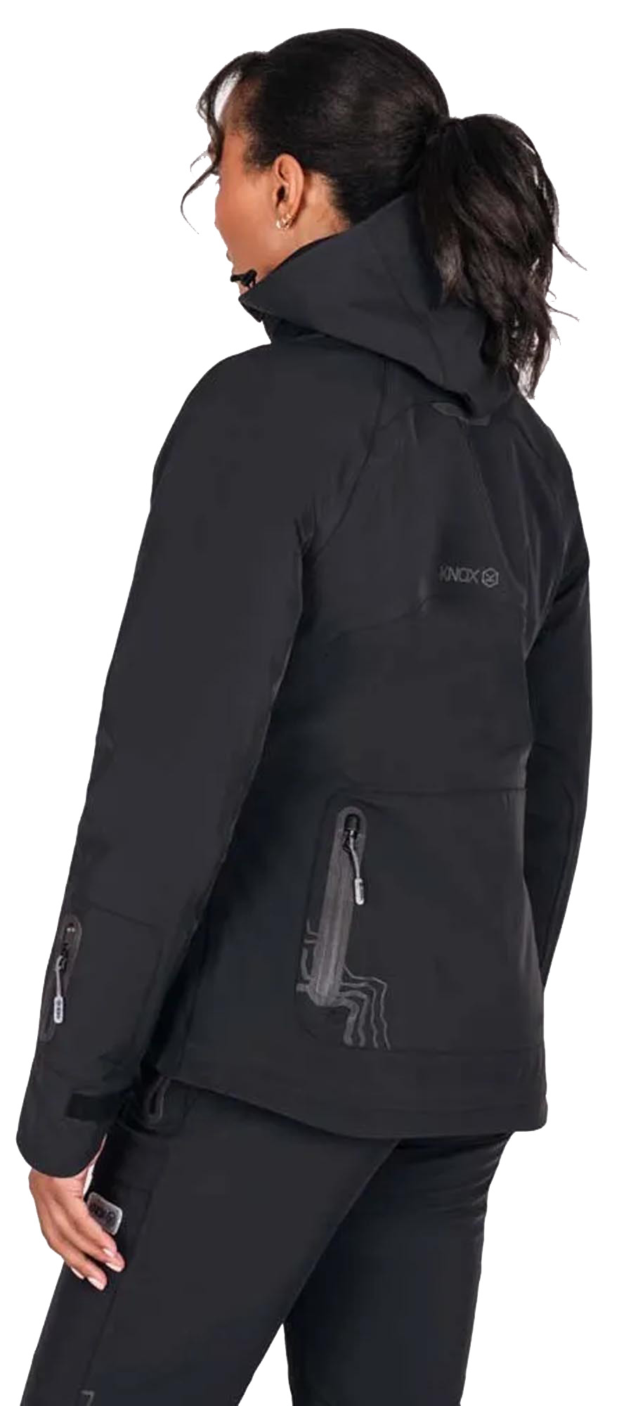 Knox Modra Chaqueta impermeable para motocicletas negro 2XL Figura 3