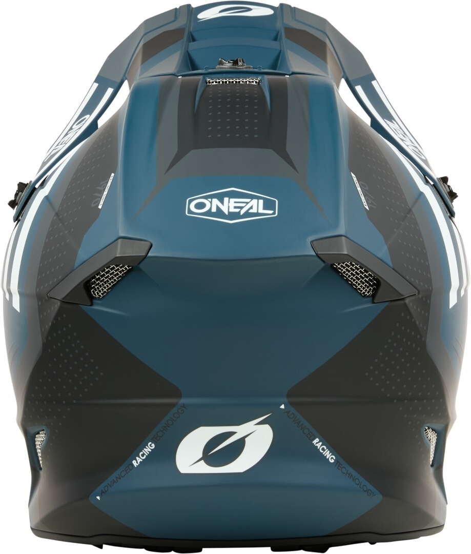 Oneal 5SRS Polyacrylite Spike Casco da motocross bianco opaco/blu S Figura 4