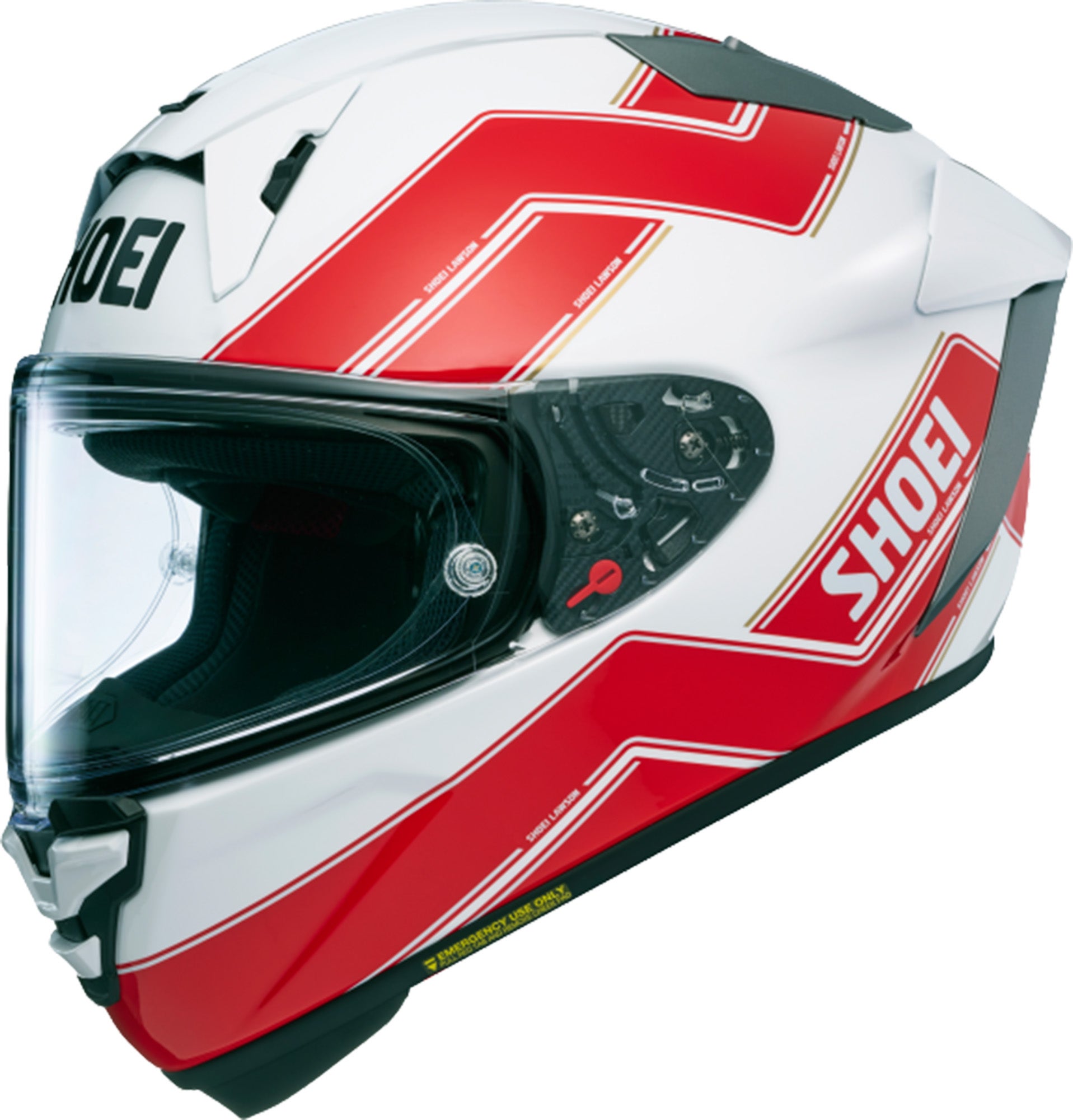 Shoei X-SPR Pro Lawson TC-1 FIM Capacete vermelho/branco S (55/56) Figura 1