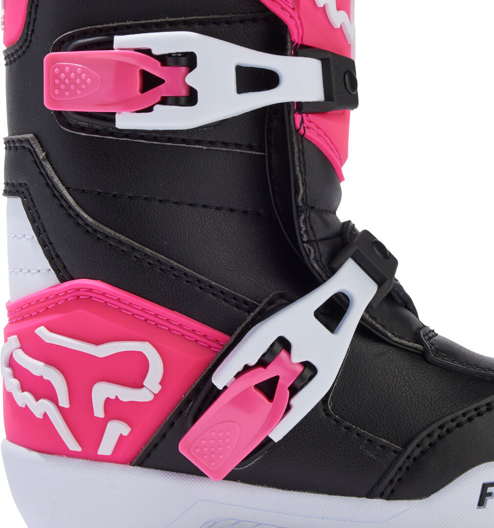 FOX Comp Unge Motocross Støvler sort/pink 12 Figur 5