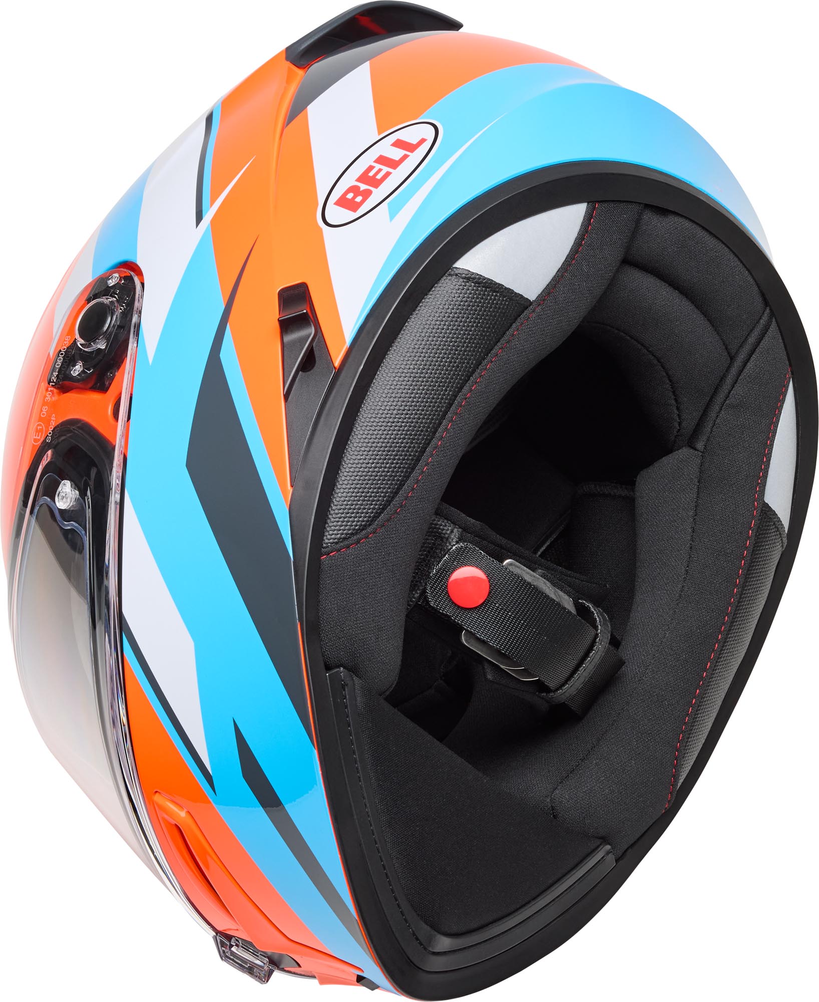 Bell Lithium Nova Capacete Laranja/Azul XS (53/54) Figura 6