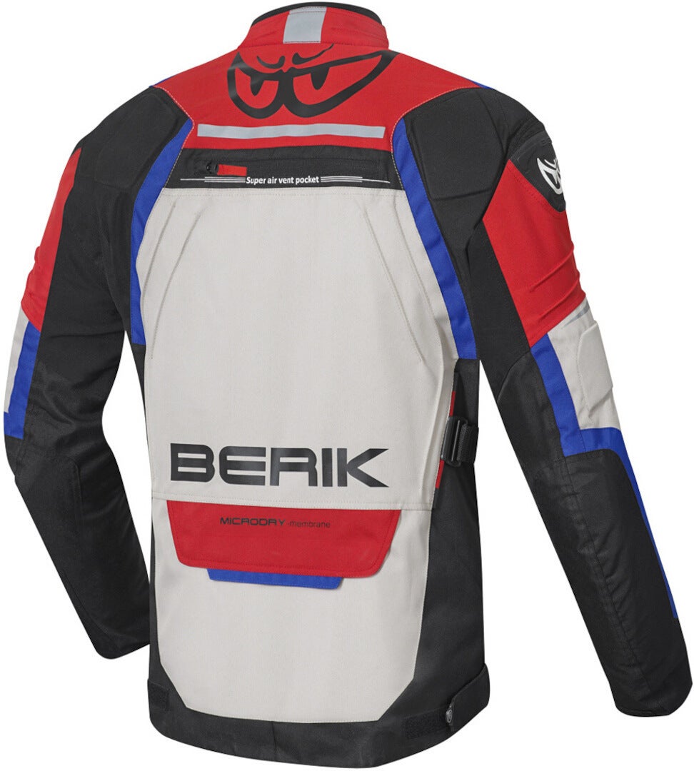 Berik Rallye waterproof Motorcycle Textile Jacket black/beige/red/blue 60 Figure 2