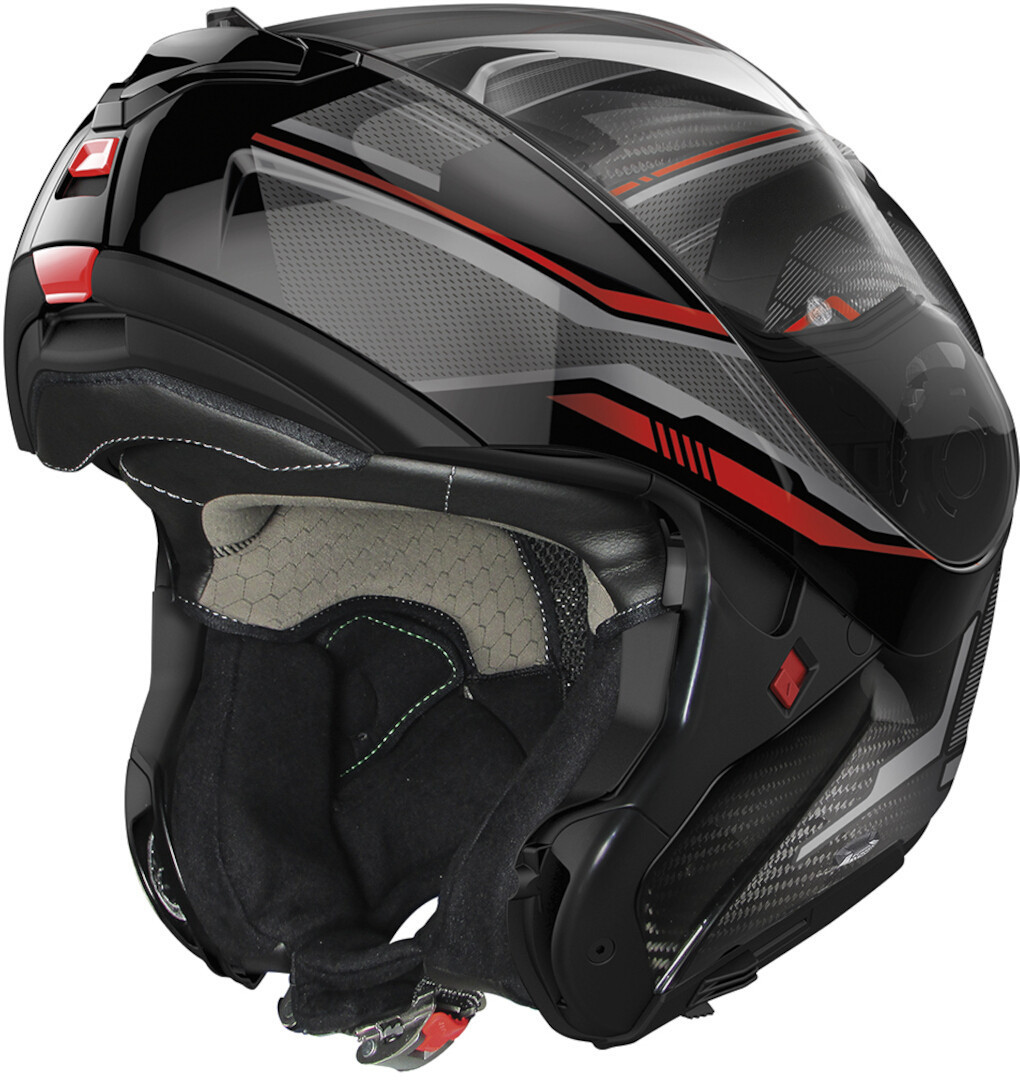 X-lite X-1005 Ultra Carbon Alchemix N-Com Cască Negru/Gri/Roșu XXL (64) Figura 3