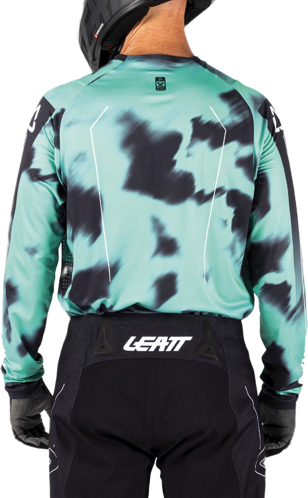 Leatt Moto 4.5 Lite V26 Motokrosový dres Černá/tyrkysová 2XL Obrázek 4