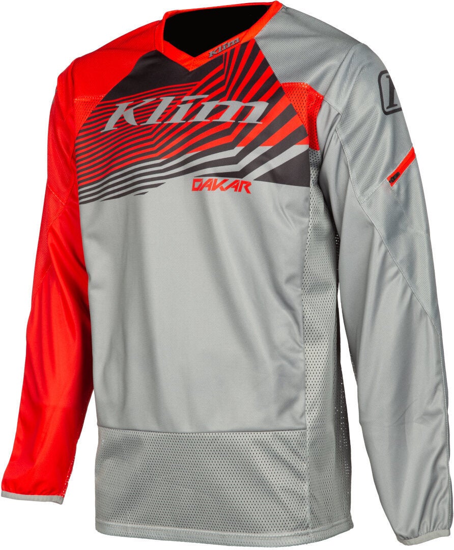 Klim Dakar 2023 Motocross Jersey grau/rot XL Abbildung 1
