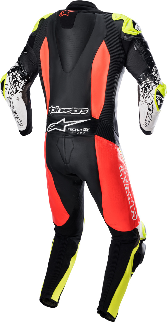 Alpinestars GP Tech 4 Motorrad 1-Teiler Motorrad Lederkombi schwarz/rot/gelb 48 Abbildung 2