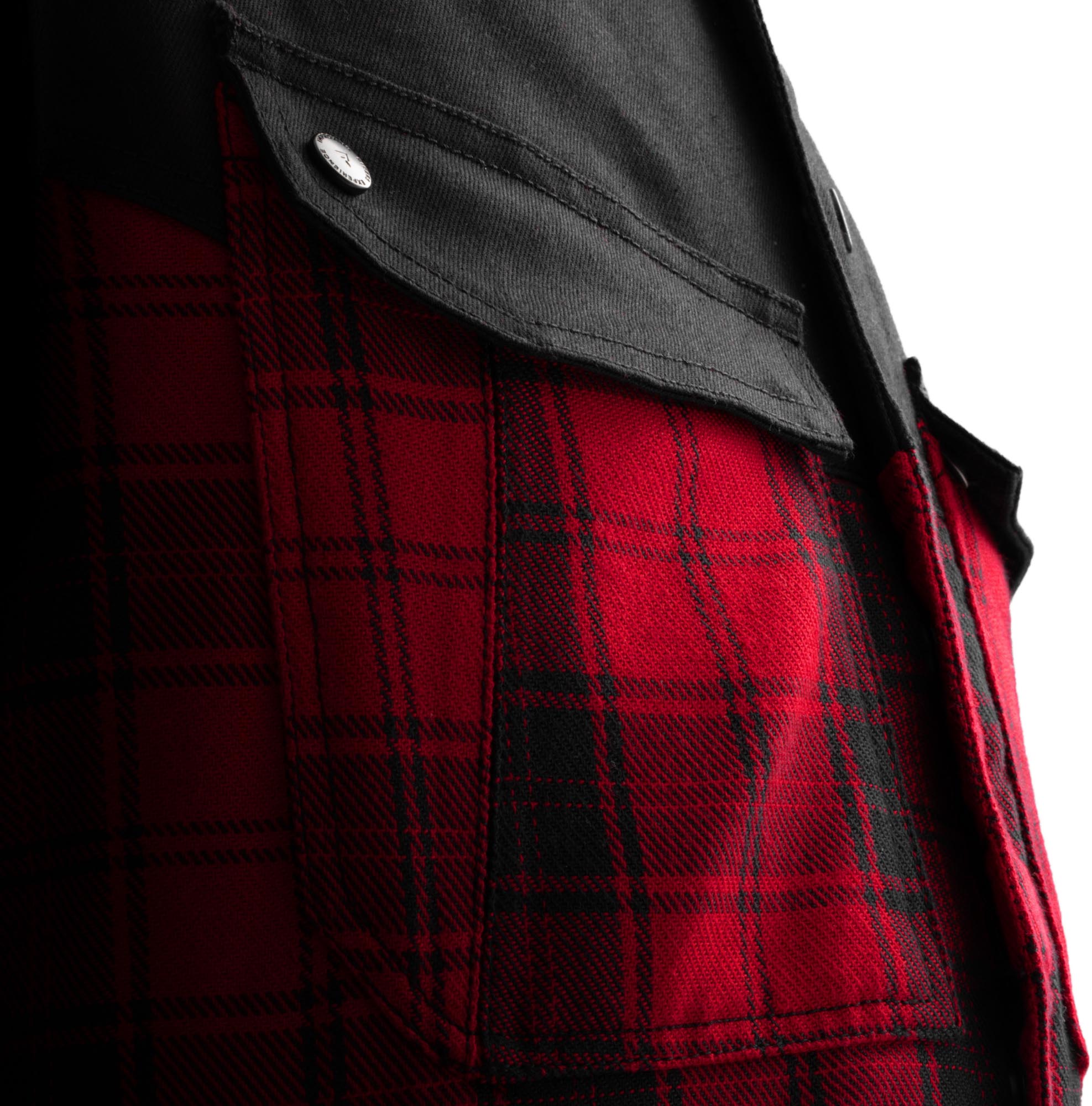 Side view of Rebelhorn Shifter Motorcycle Shirt