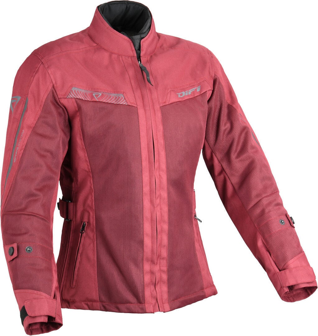 DIFI Joni Aerotex Damen Motorrad Textiljacke rot XL Abbildung 1