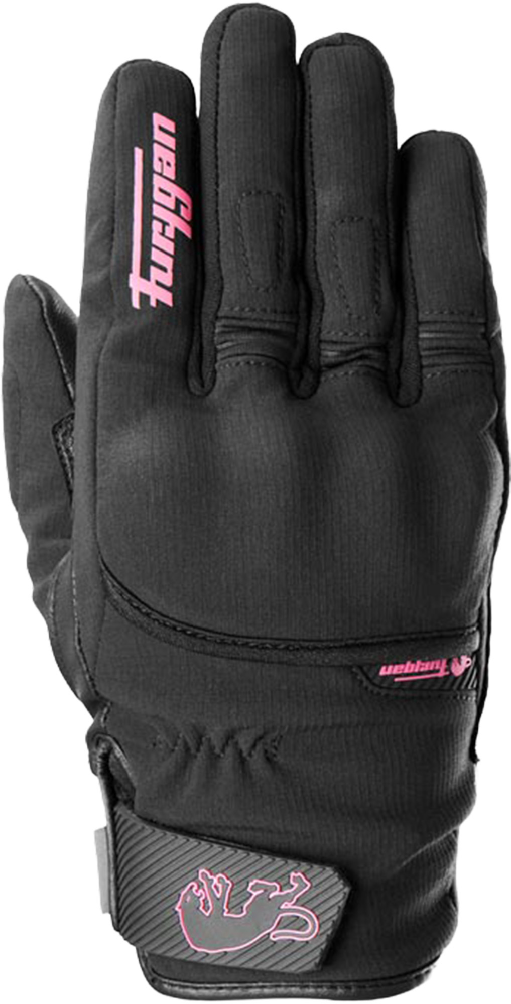 Furygan Jet All Season D3O EVO Ladies Motorcycle Gloves black/pink XS Figure 1
