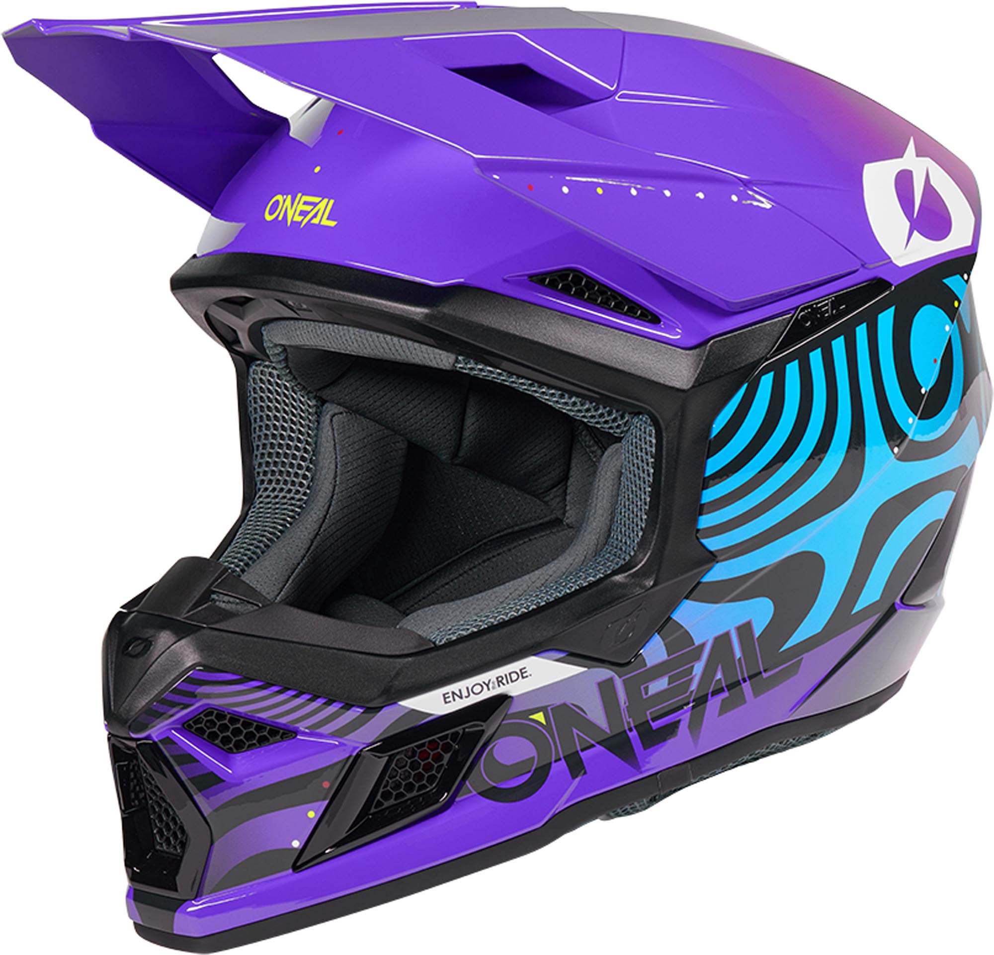 Oneal 3SRS Nova Motocrosshjelm lilla L (59/60) Figur 1