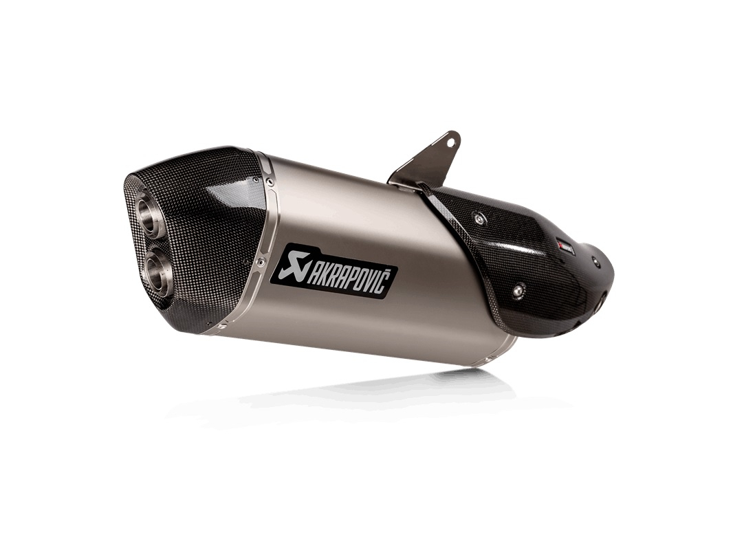 Akrapovic Slip-On Line Amortizor spate din titan Figura 1