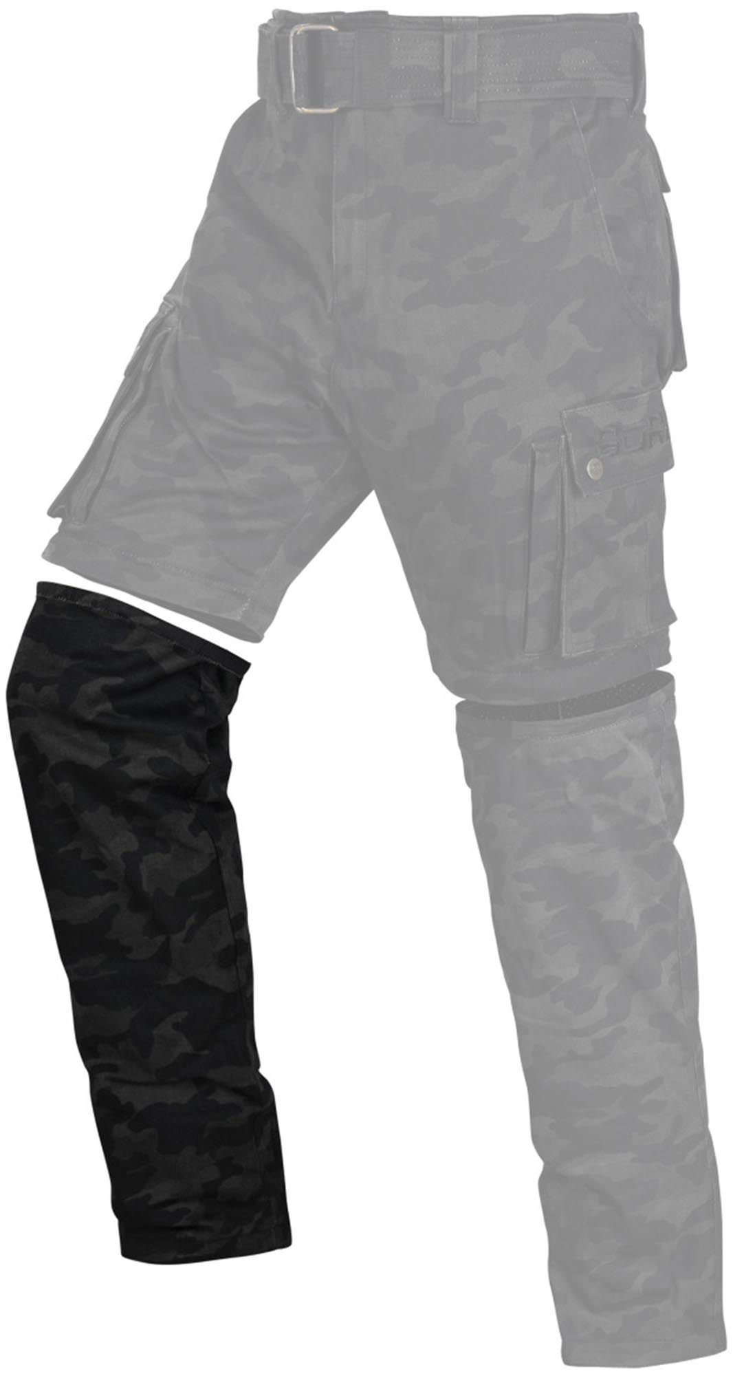 Bores Siggle 2 Cargo motorcykel tekstilbukser Camouflage/Sort 32/30 Figur 1