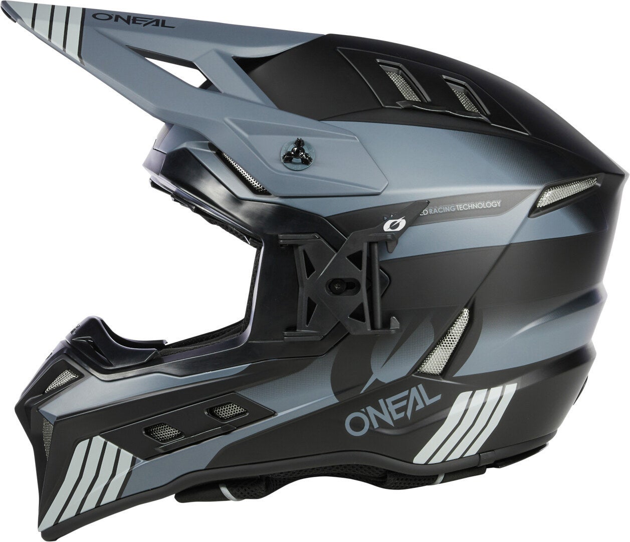 Oneal EX-SRS Hitch Motocross hjelm sort mat/grå S (55/56) Figur 3