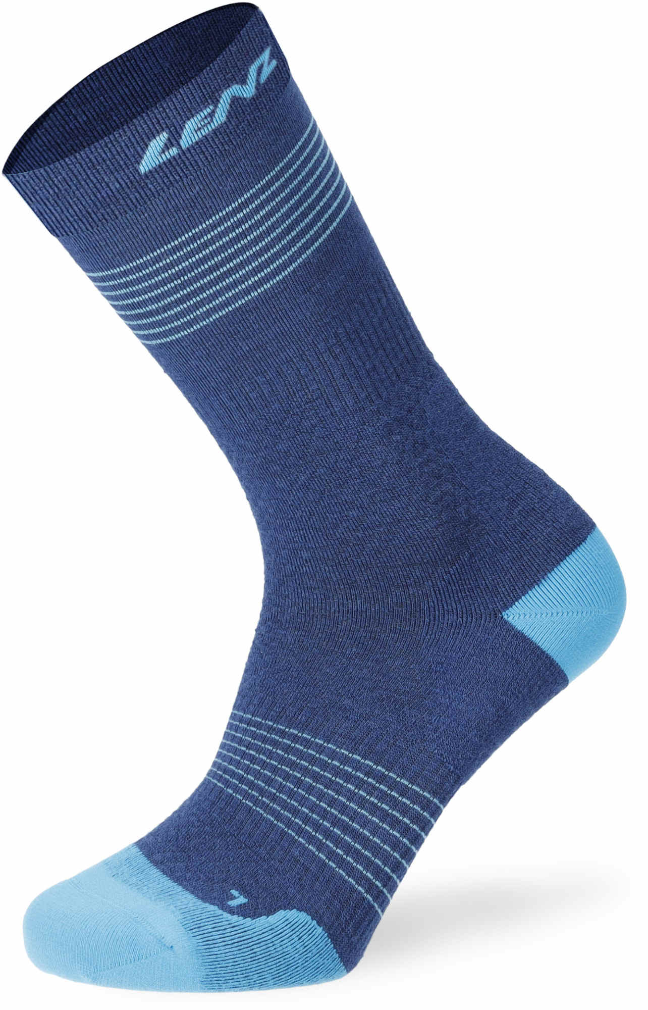 Lenz Men's Navy Think About Merino Outdoor 1 Mid Socks