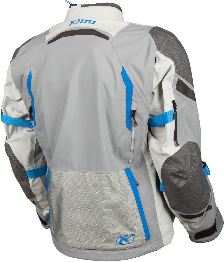 Klim Badlands Pro 2023 Motorcycle Textile Jacket grey/blue XL Figure 5