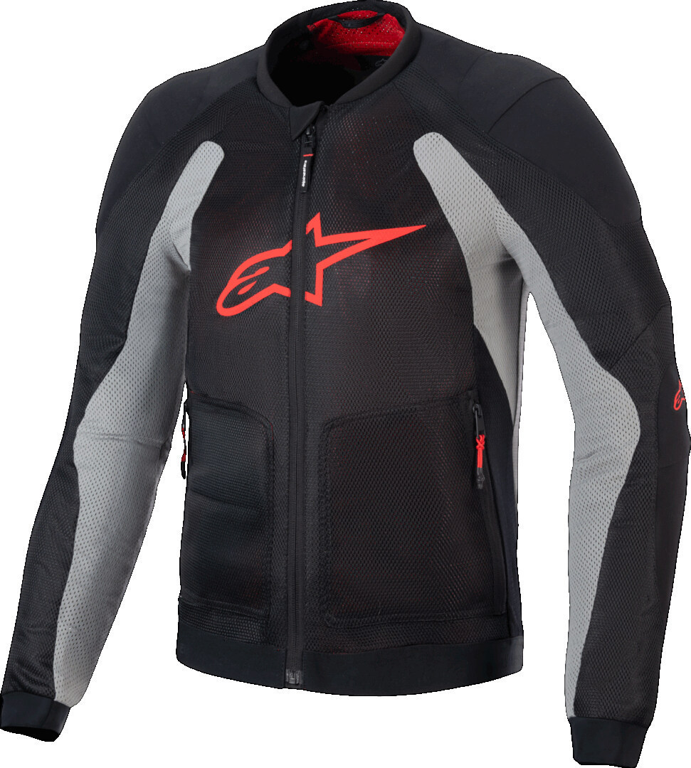 Alpinestars Troop-Air Protector takki musta/harmaa/punainen 4XL Kuva 1