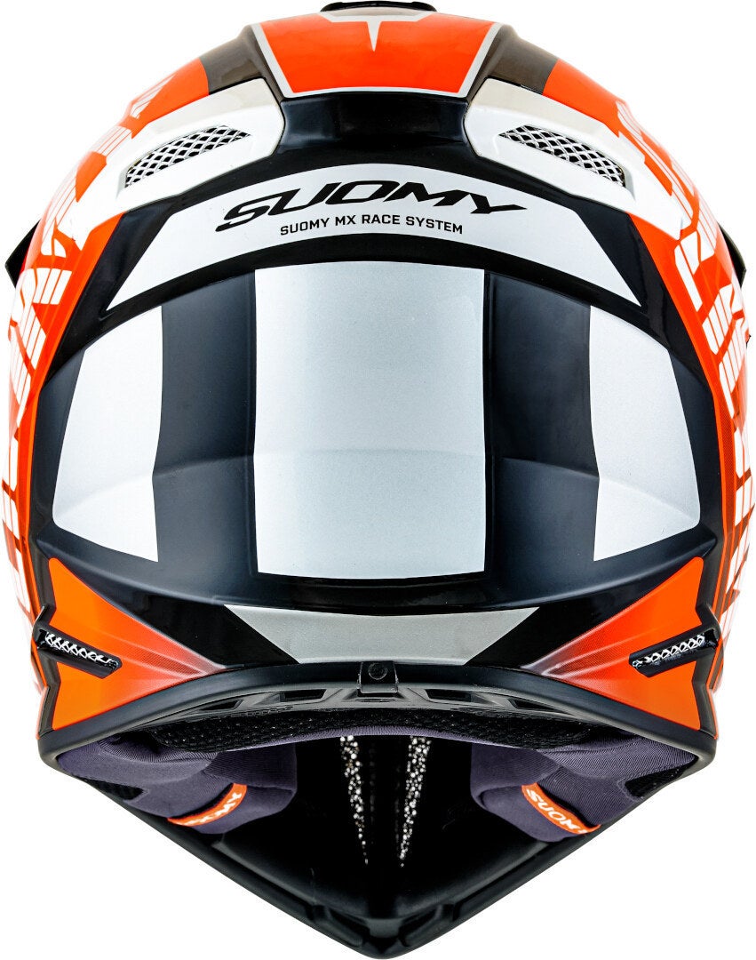 Suomy X-Wing Amped E06 Motocross hjelm sort/hvid/orange XXL (63) Figur 4