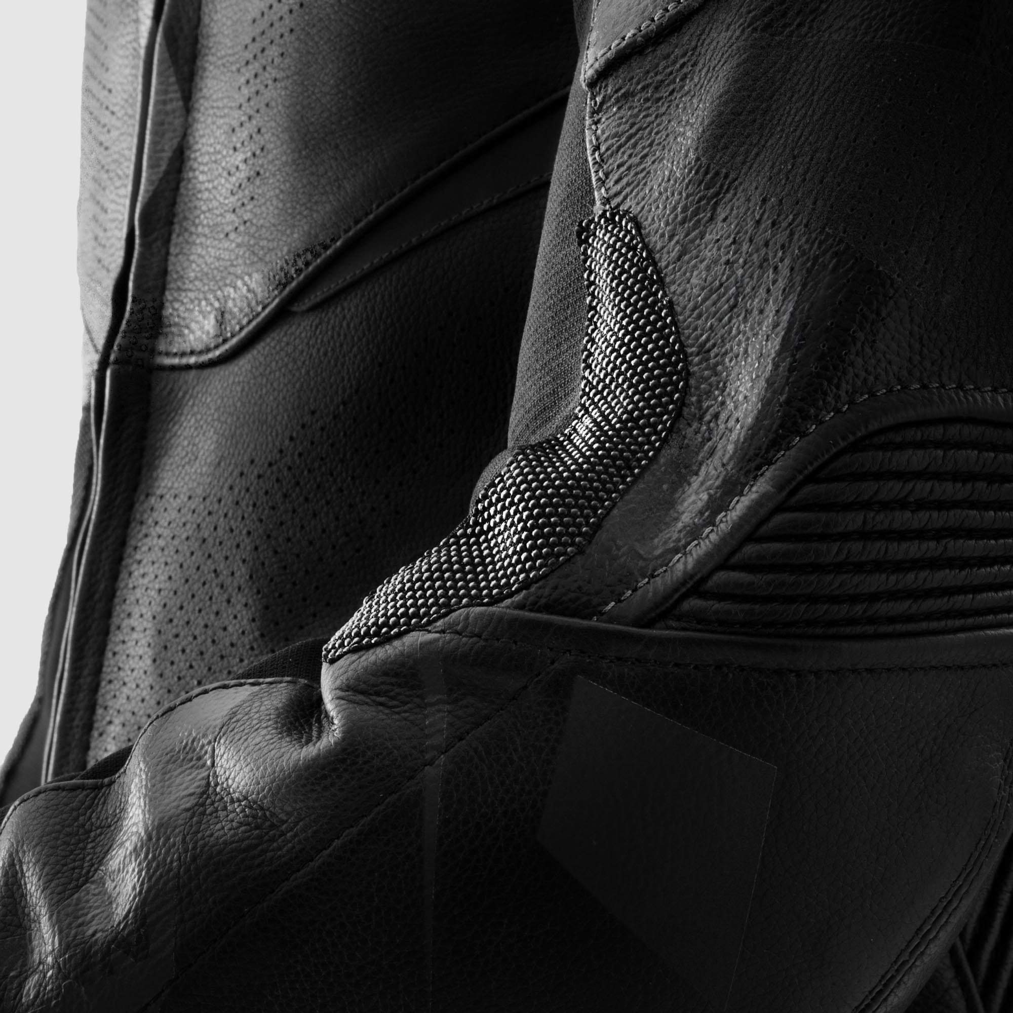 Side view of Rebelhorn Inferno Motorcycle Leather Jacket