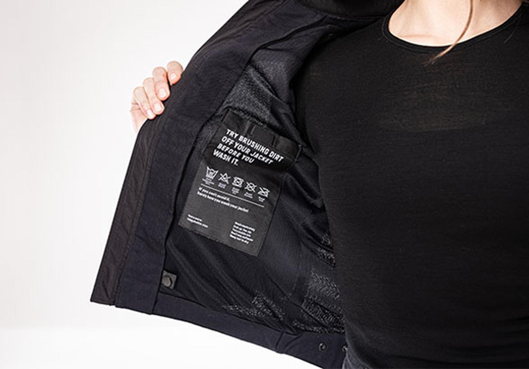 John Doe Aero Mesh perforierte Damen Motorrad Textiljacke schwarz M Abbildung 13