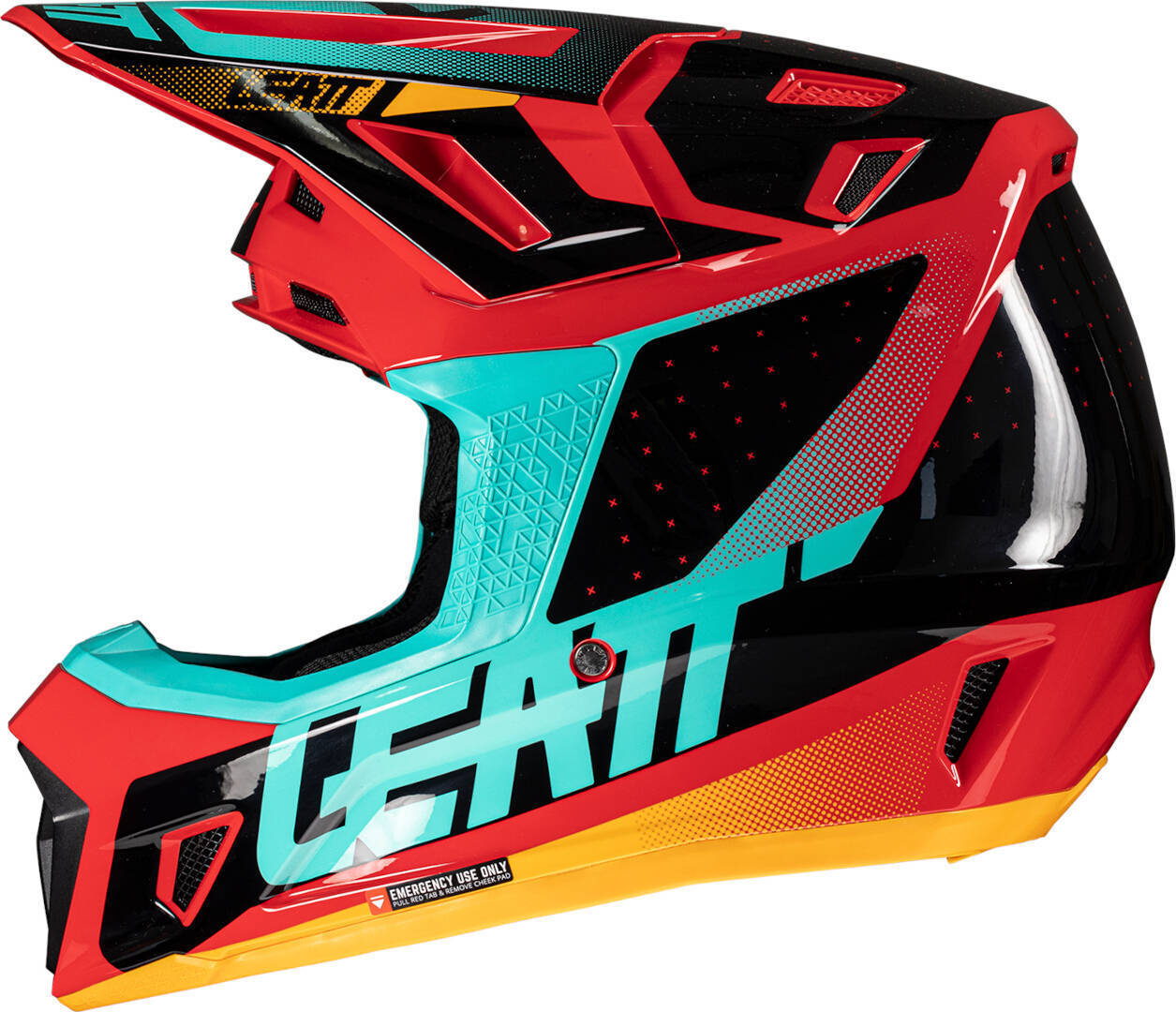 Leatt 7.5 Vector Motocross Helm mit Brille L (59/60) Abbildung 4