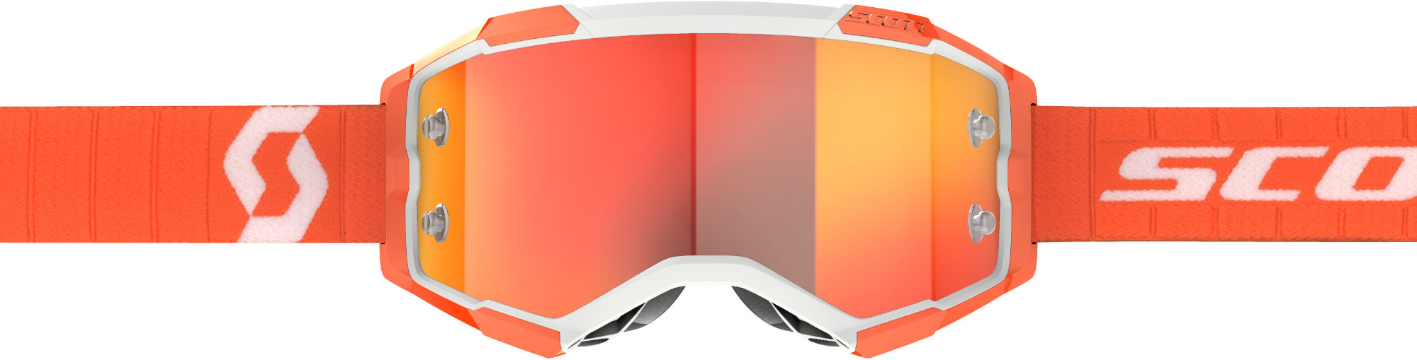 Scott Fury orange/white Motocross Goggle Figur 2