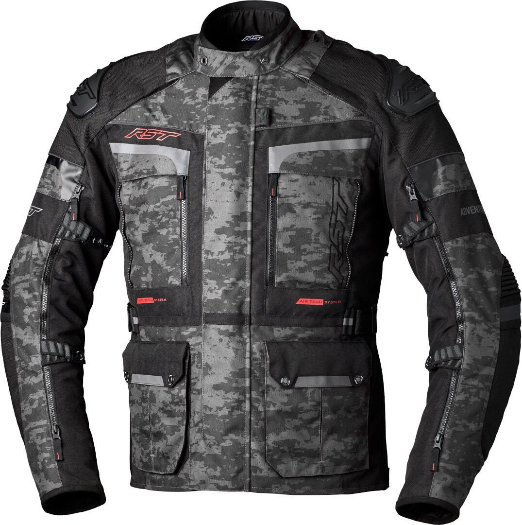 RST Pro Series Adventure-Xtreme Motorrad Textiljacke grau/camouflage L Abbildung 1